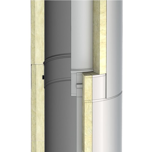 Edelstahlschornstein Jeremias DW-VISION Detailbild Edelstahlschornstein Jeremias DW-VISION