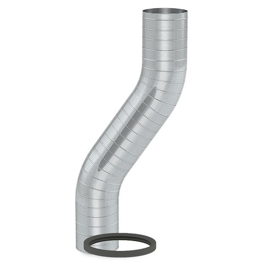 Edelstahlschornstein einwandig Jeremias EW-LINE-FLEX-AL Flexibles Rohr Jeremias EW-LINE-FLEX-AL