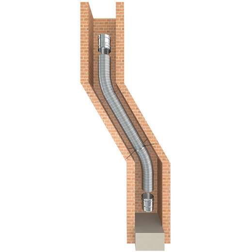 Edelstahlschornstein einwandig Jeremias EW-LINE-FLEX-AL Detailbild Jeremias EW-LINE-FLEX-AL