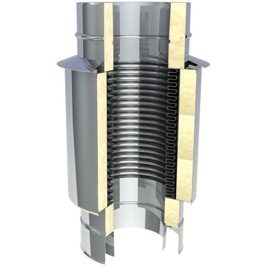Edelstahlschornstein Jeremias DW-KL Kompensator Edelstahlschornstein Jeremias DW-KL