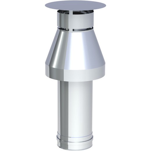 LAS-Schornstein Jeremias TWIN-GAS Terminal vertikal Jeremias TWIN-GAS