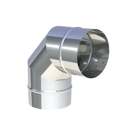 Edelstahlschornstein einwandig Jeremias EW-KL Winkel Jeremias EW-KL