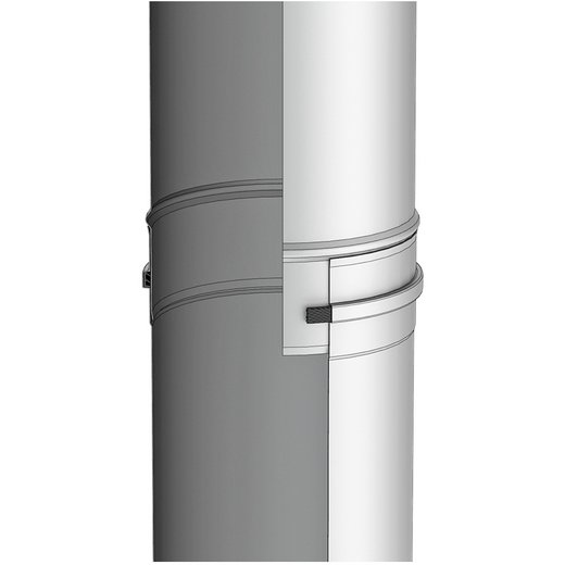 Edelstahlschornstein einwandig Jeremias EW-AL-BI Detailbild Jeremias EW-AL-BI