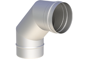 Edelstahlschornstein einwandig Jeremias EW-FU Winkel Jeremias EW-FU